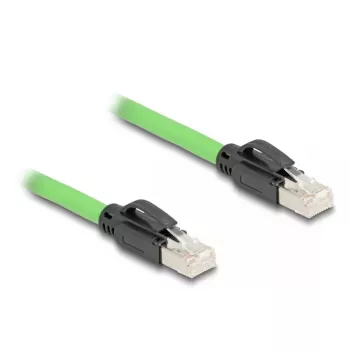 Tīkla kabelis DeLOCK 80890 RJ-45 Cat6a 2m Melns Zaļš