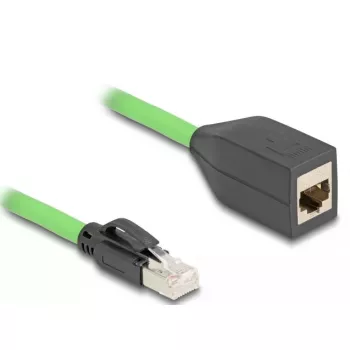 DeLOCK 80882 Tīkla kabelis Cat6a 5 m Zaļš SF/UTP