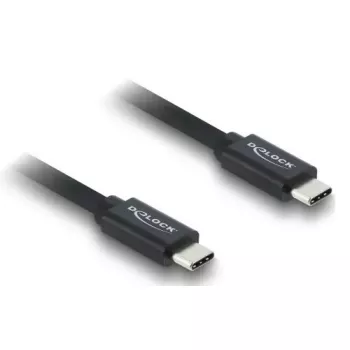 DELOCK USB4 Gen 3x2 40 Gbps USB PD 3.1 240 W 1 m USB-C uz USB-C koaksiālais kabelis
