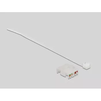 DELOCK vadu savienotājs RJ45 Cat.6A LSA taisns melns 29×43×29 mm