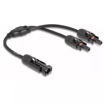 Kabeļu sadalītājs DeLOCK DL4 Solar Splitter Cable 1 x vīrišķais uz 2 x sievišķais 30 cm melns