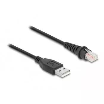DeLOCK RJ50 uz USB 2.0 Type-A svītrkoda skenera kabelis 1,5 m