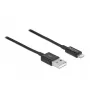 USB datu un uzlādes kabelis DeLOCK 83002 1 m melns