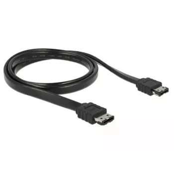 SATA kabelis DeLOCK 85640 1 m eSATA Melns