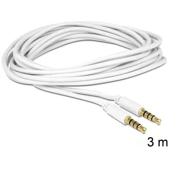 Audio kabelis 3.5 mm DeLOCK 83442 3 m balts