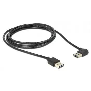 USB kabelis DeLOCK 3m USB 2.0 A vīr./vīr. 90°