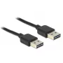 USB kabelis DeLOCK 3m USB 2.0 A Melns