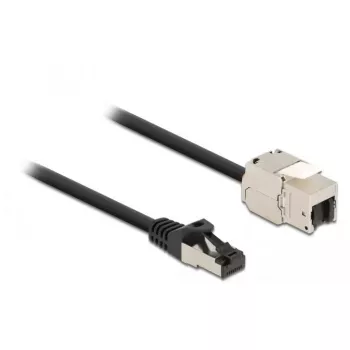 Kabelis RJ45 spraudnis uz Keystone moduli RJ45 ligzda DeLOCK 87030