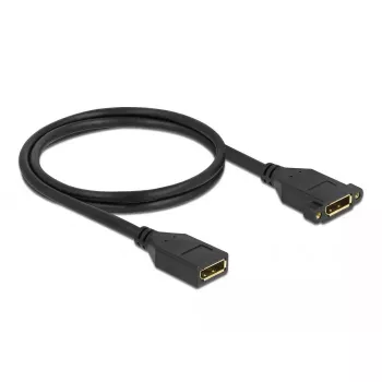 DisplayPort pagarinātājs sieviete-sieviete paneļmontāžai DeLOCK 87100