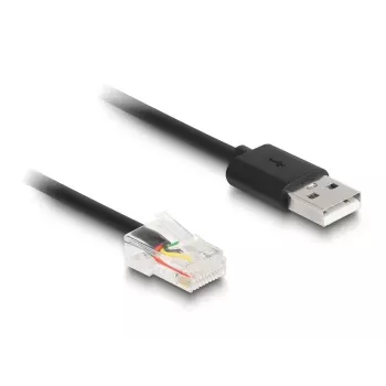 DeLOCK RJ50 uz USB 2.0 Type-A spoles kabelis 2 m melns