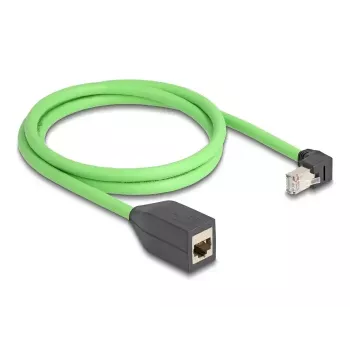 Tīkla kabelis DeLOCK 80886 RJ-45 Cat6a 1 m Melns Zaļš