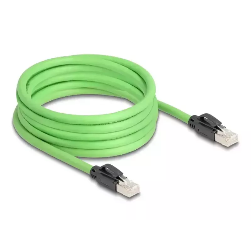Tīkla kabelis DeLOCK RJ45 Cat.6A spraudnis-spraudnis SF/UTP 5m Zaļš