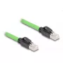 Tīkla kabelis DeLOCK RJ45 Cat.6A spraudnis-spraudnis SF/UTP 5m Zaļš