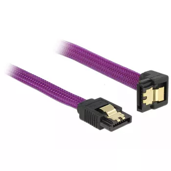 SATA kabelis DeLOCK 83696 0.5 m violets