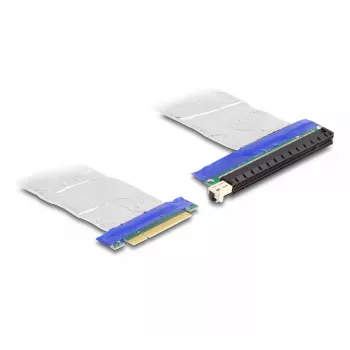 DeLOCK Riser Card PCI Express x8 vīrišķais uz x16 slotu ar kabeli 20 cm