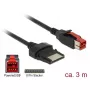 DeLOCK 85479 PoweredUSB kabelis 3m Melns