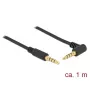 Audio kabelis DeLOCK 85610 1m 3.5mm Melns