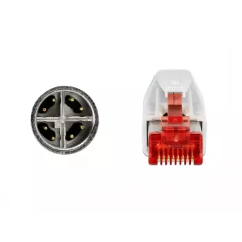 Rūpnieciskais Ethernet kabelis DeLOCK 85427, M12, 3m