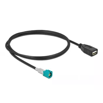 Kabelis HSD Z vīrišķais uz USB 2.0 Type-A sievišķo 1 m DeLOCK
