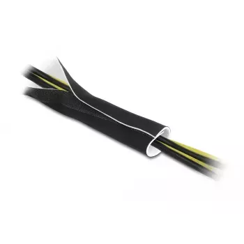 DeLOCK Neoprēna kabeļu uzmava elastīga 3 m x 135 mm melna balta