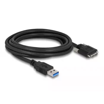 DeLOCK USB 3.0 Type-A vīrišķais uz Micro-B vīrišķo kabelis 3m 5 Gbit/s