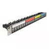 Patch Panel DeLOCK 19 collu 24 portu ar kabeļu fiksācijas sliedi