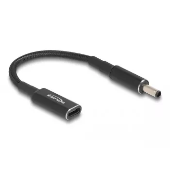 DeLOCK adaptera kabelis USB Type-C sievišķais uz Dell 4.5 x 3.0 mm vīrišķais 15 cm
