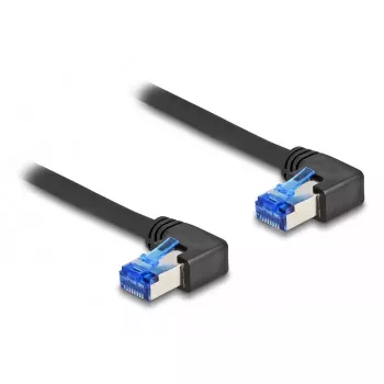 Tīkla kabelis DeLOCK RJ45 Cat.6A S/FTP 0,5m Melns