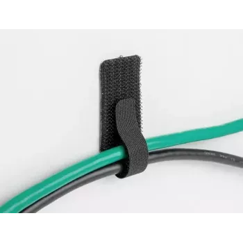 DeLOCK Mini Kabeļu Turētājs ar Lipīgo Pamatni L 90mm x W 24mm 10 gabali balts