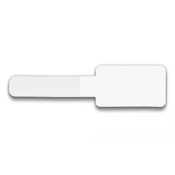 DeLOCK Mini Kabeļu Turētājs ar Lipīgo Pamatni L 90mm x W 24mm 10 gabali balts