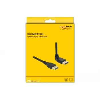 DELOCK DisplayPort kabelis 3 m, DisplayPort uz DisplayPort, 5.7 mm diametrs, atbalsta līdz 32 audio kanāliem