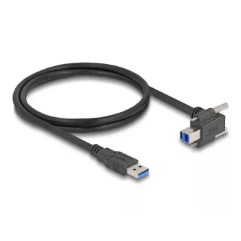USB kabelis DeLOCK 80480 1m USB Type-A vīrišķais uz USB Type-B vīrišķais 5 Gbps