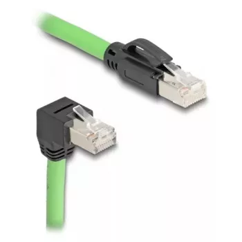 Tīkla kabelis DeLOCK 80897 RJ-45 Cat6a 5 m Melns Zaļš