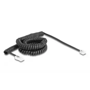 DeLOCK telefona kabelis 5 m Melns 88481 RJ-11 RJ-45