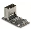 DELOCK iekšējā M.2 uz Mini-SAS adaptera karte 64260, M.2 hosts, Mini-SAS izeja, JMicron JMB585, melna, LED