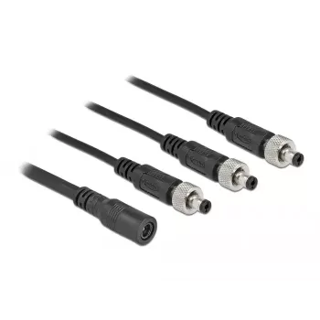 Sadalītāja kabelis DC Delock 86572 5.5 x 2.1 mm 1 x sievišķais uz 3 x vīrišķais
