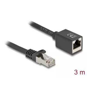 Tīkla kabelis DeLOCK 90317 RJ-45 Cat6a 3 m Melns