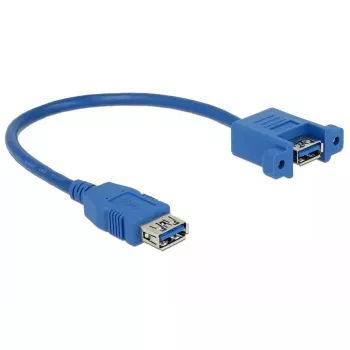USB kabelis DeLOCK 0.25m 2xUSB 3.0-A