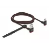 USB kabelis DeLOCK EASY-USB 2.0 Type-A vīriešu uz Type-C vīriešu leņķa 1m melns