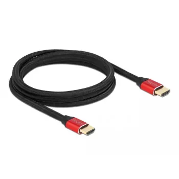 HDMI kabelis DeLOCK Ultra High Speed 48 Gbps 8K 60 Hz Sarkans 2 m