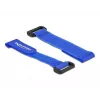 Delock 19527 Velcro kabeļu saites, 150 mm, 5 gab., zilas