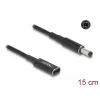 DeLOCK Adaptera kabelis USB Type-C sievišķais uz 5.5 x 2.1 mm vīrišķais 15 cm