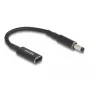DeLOCK Adaptera kabelis USB Type-C sievišķais uz 5.5 x 2.1 mm vīrišķais 15 cm
