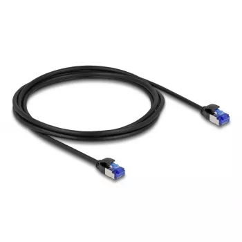 Tīkla kabelis DeLOCK RJ45 Cat.6A S/FTP Slim 2m Melns