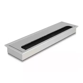 Kabeļu caurlaidvads DELOCK 66862, sudraba, 80×280×28 mm