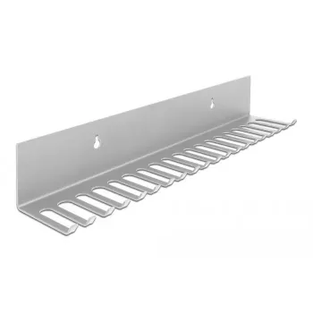 Kabeļu turētājs DeLOCK 318 x 65 mm sienas montāžai pelēks