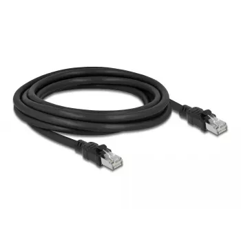Tīkla kabelis DeLOCK RJ45 Cat.6A F/UTP 3m Melns
