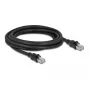 Tīkla kabelis DeLOCK RJ45 Cat.6A F/UTP 3m Melns