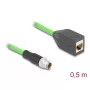 DeLOCK 60572 rūpnieciskais tīkla piederums 0,5 m UL 94