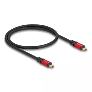 DeLOCK USB kabelis USB Type-C vīriešu–vīriešu 20 Gbps 0,5 m sarkans metāls